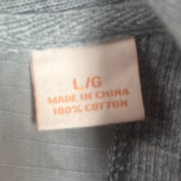 Tommy Bahama Relax 1/4 Zip Shirt Mens Large Gray Pullover - Picture 8 of 9